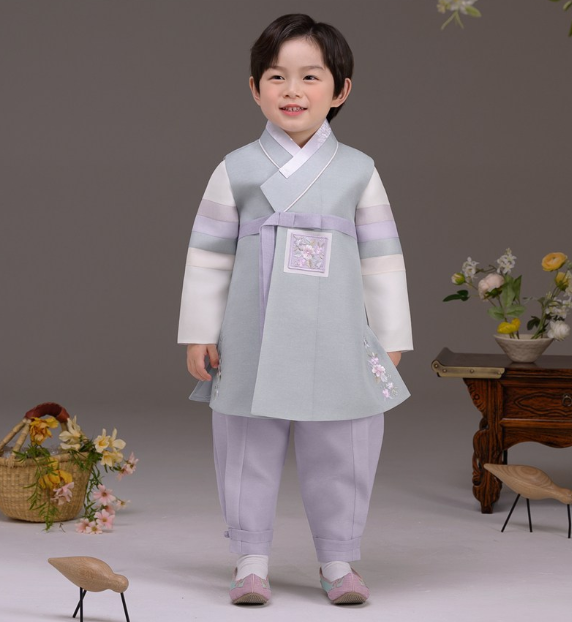 라온보라 남아한복(1세_돌한복)