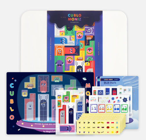 큐블로 매직큐브 자석블럭 모니즈